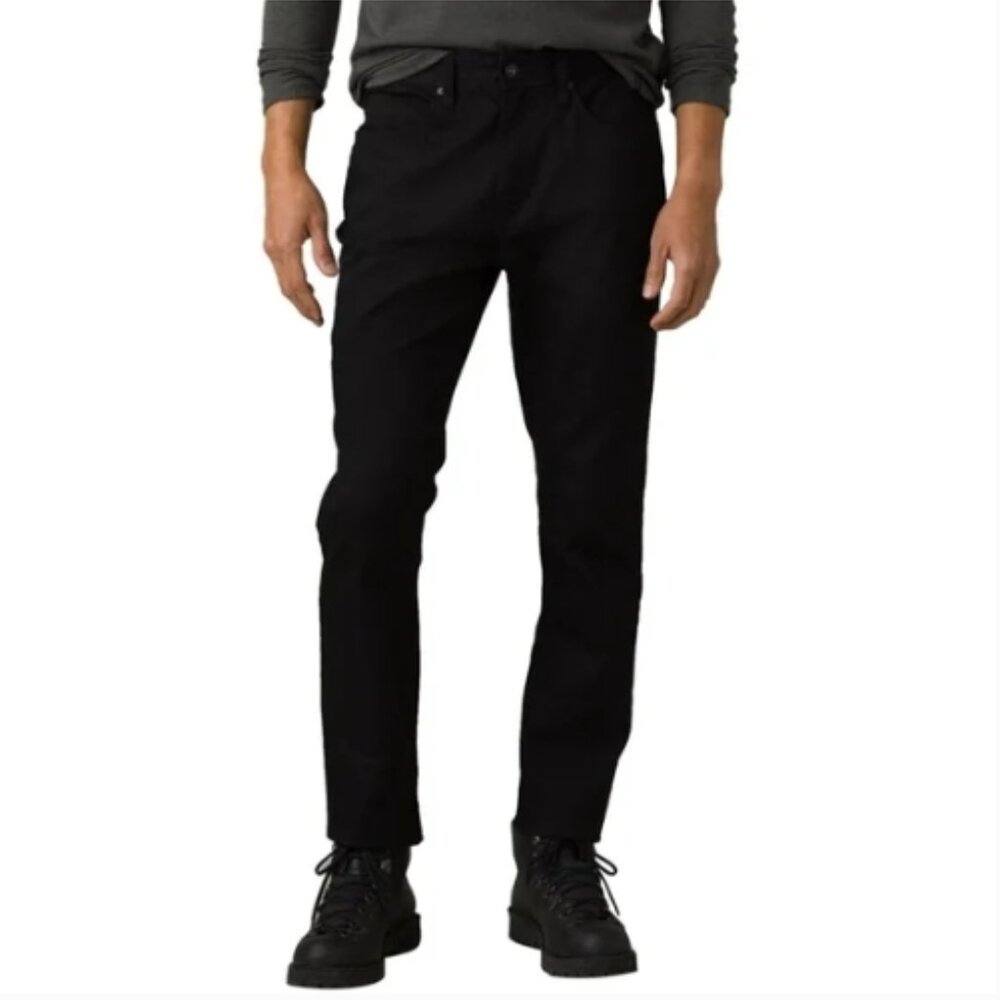 prAna Men’s Slim Fit Jeans | Black | Size 32